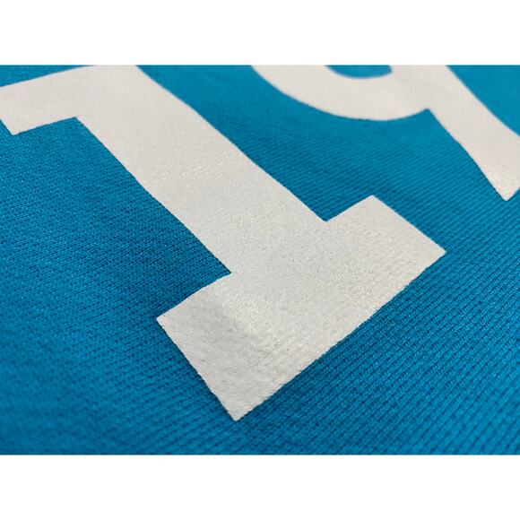 Vintage Champion Reverse Weave 90s Olympia Revive Blue Sweatshirt size Small - Picture 6 of 11